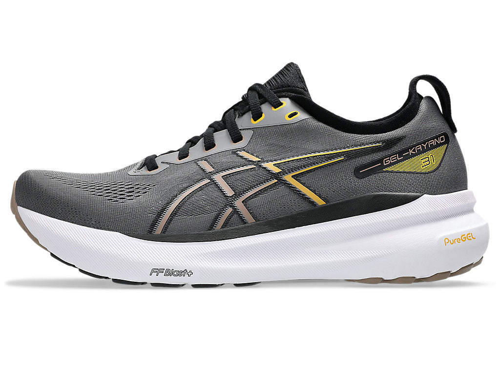 Asics Men's GEL-KAYANO 31 Wide (2E) Running Shoes in Carbon/Taupe Grey