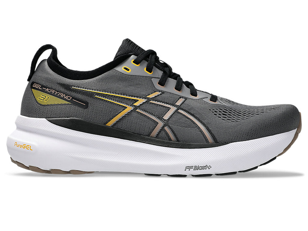 Asics Men's GEL-KAYANO 31 Wide (2E) Running Shoes in Carbon/Taupe Grey