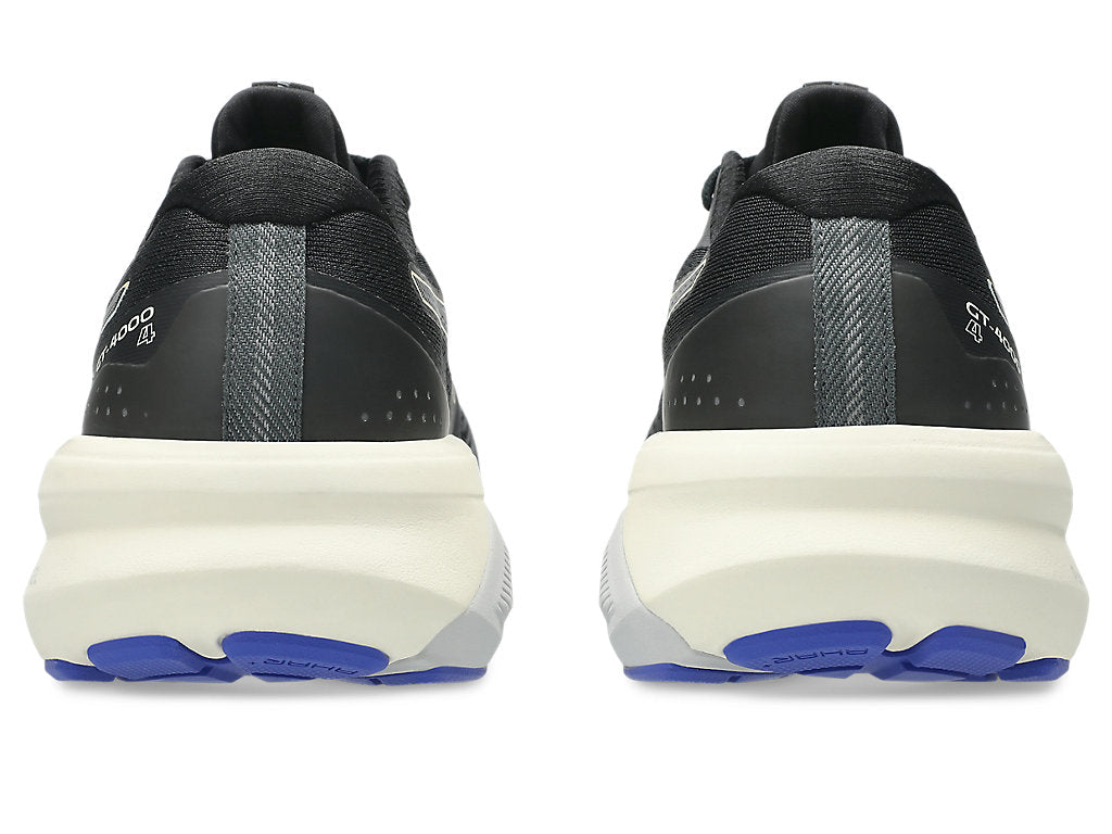 Asics Men's GT-4000 4 Wide (2E) Running Shoes in Black/Light Orange