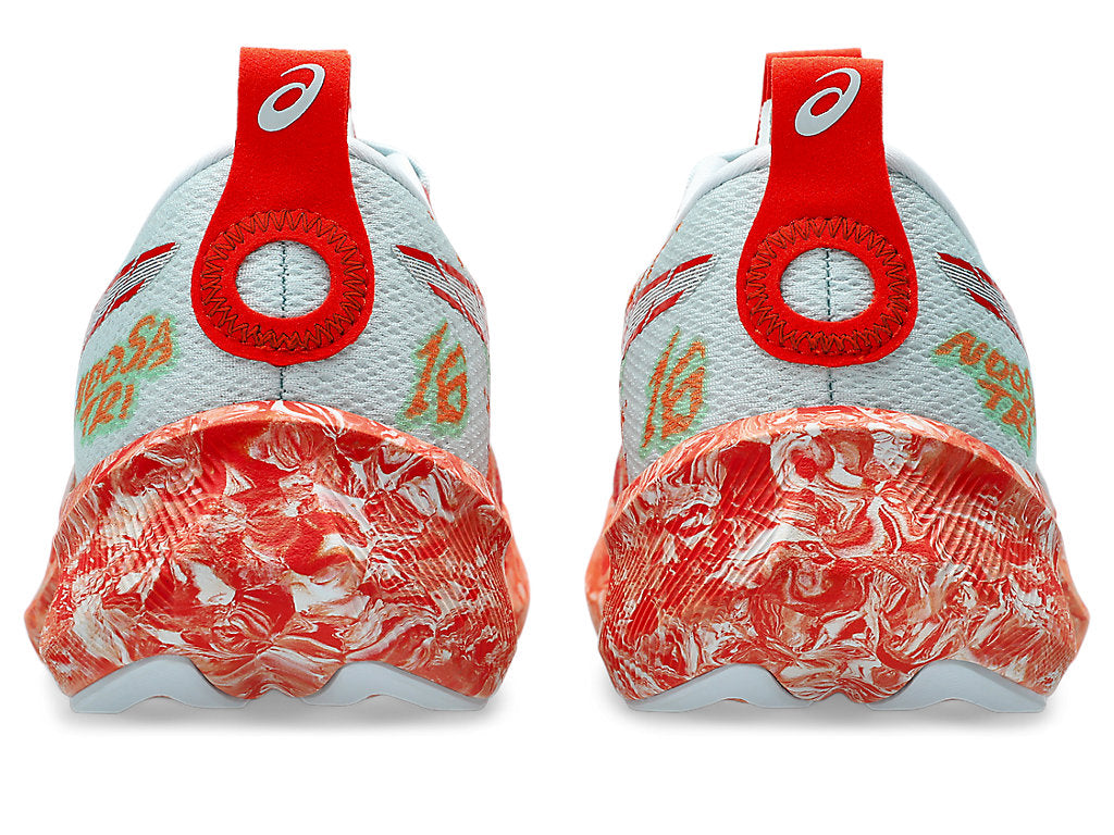 Asics Men's NOOSA TRI 16 Running Shoes in Sky/Cherry Tomato