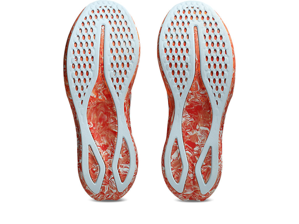 Asics Men's NOOSA TRI 16 Running Shoes in Sky/Cherry Tomato