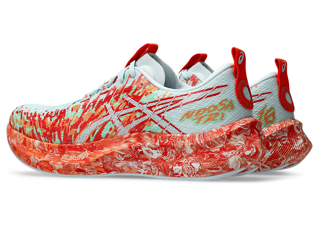 Asics Men's NOOSA TRI 16 Running Shoes in Sky/Cherry Tomato