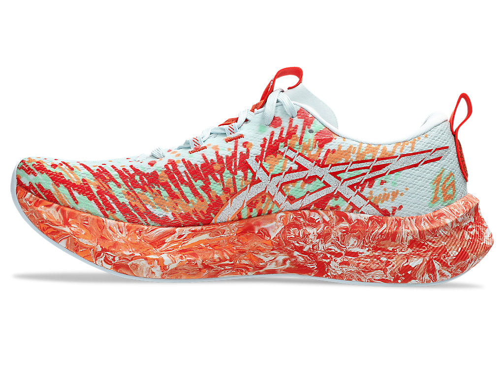 Asics Men's NOOSA TRI 16 Running Shoes in Sky/Cherry Tomato
