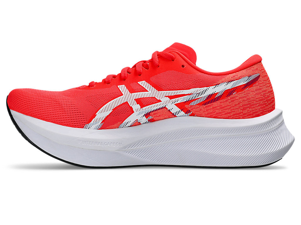 Asics Men's MAGIC SPEED 4 Running Shoes in Flash Red/White
