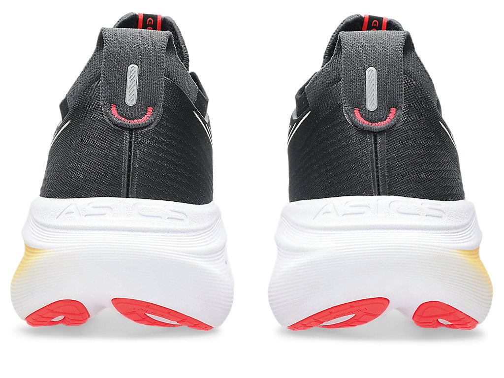 Asics Men's GEL-NIMBUS 27 Running Shoes in Black/Khaki