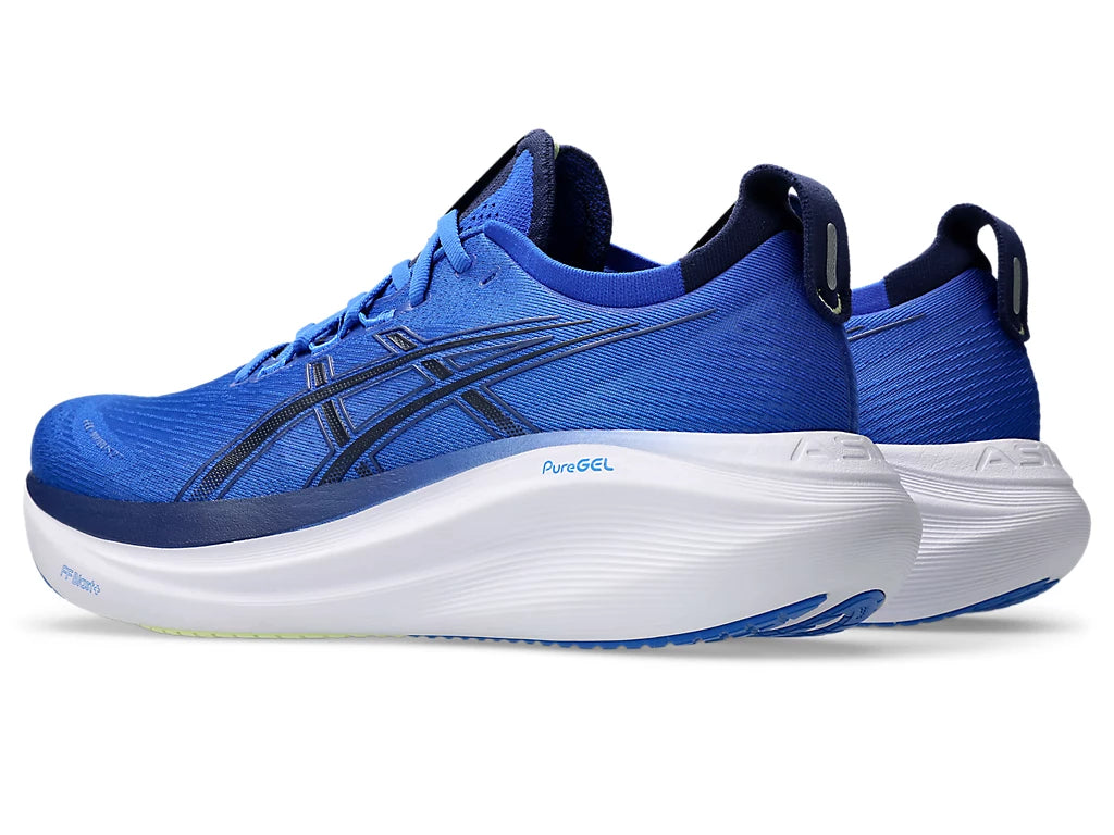 Asics Men's GEL-NIMBUS 27 Running Shoes in Illusion Blue/Indigo Blue