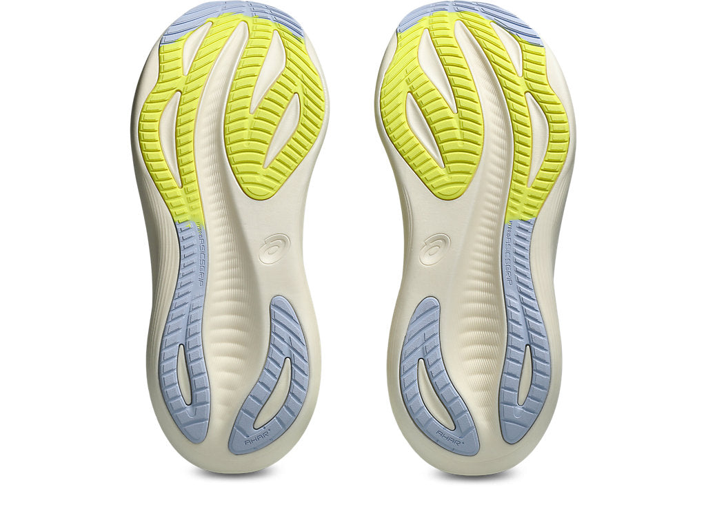 Asics Men's GEL-NIMBUS 27 Running Shoes in Citron/Cream