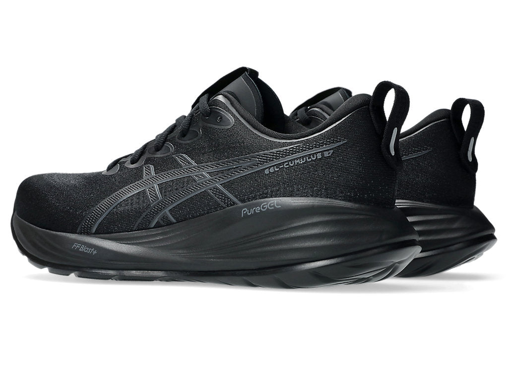 Asics Men's GEL-CUMULUS 27 Running Shoes in Black/Carrier Grey