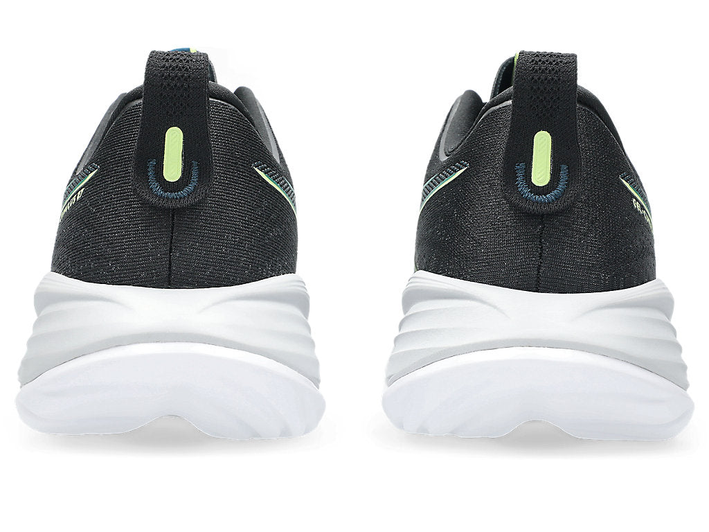 Asics Men's GEL-CUMULUS 27 Running Shoes in Black/Lucid Yellow