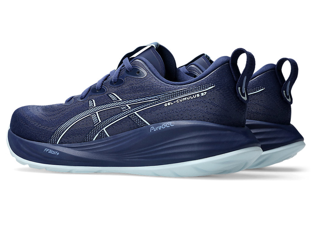 Asics Men's GEL-CUMULUS 27 Running Shoes in Indigo Blue/Cool Grey