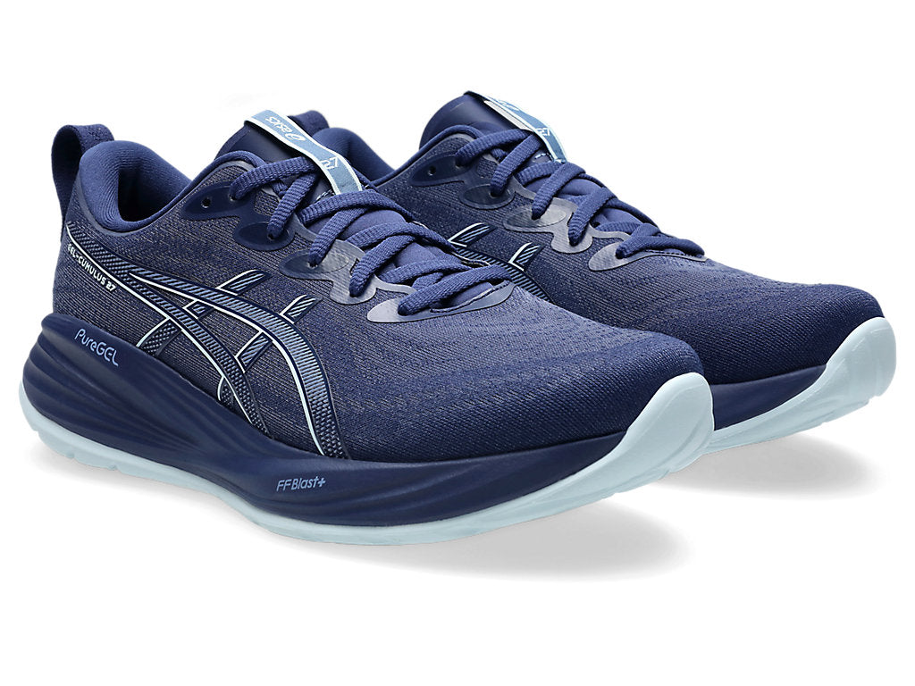 Asics Men's GEL-CUMULUS 27 Running Shoes in Indigo Blue/Cool Grey