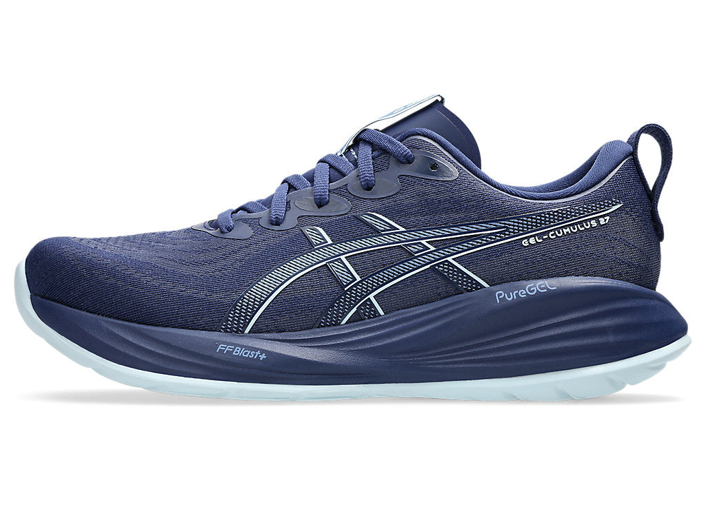 Asics Men's GEL-CUMULUS 27 Running Shoes in Indigo Blue/Cool Grey