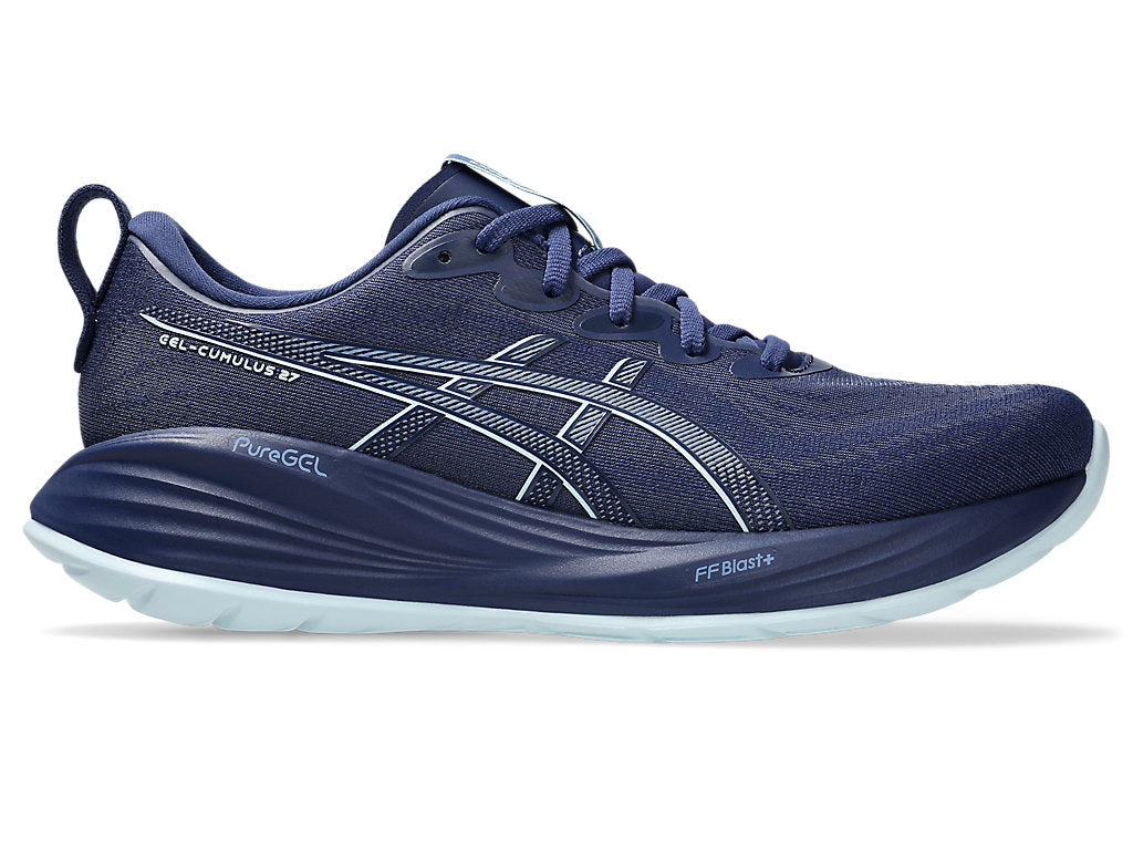 Asics Men's GEL-CUMULUS 27 Running Shoes in Indigo Blue/Cool Grey