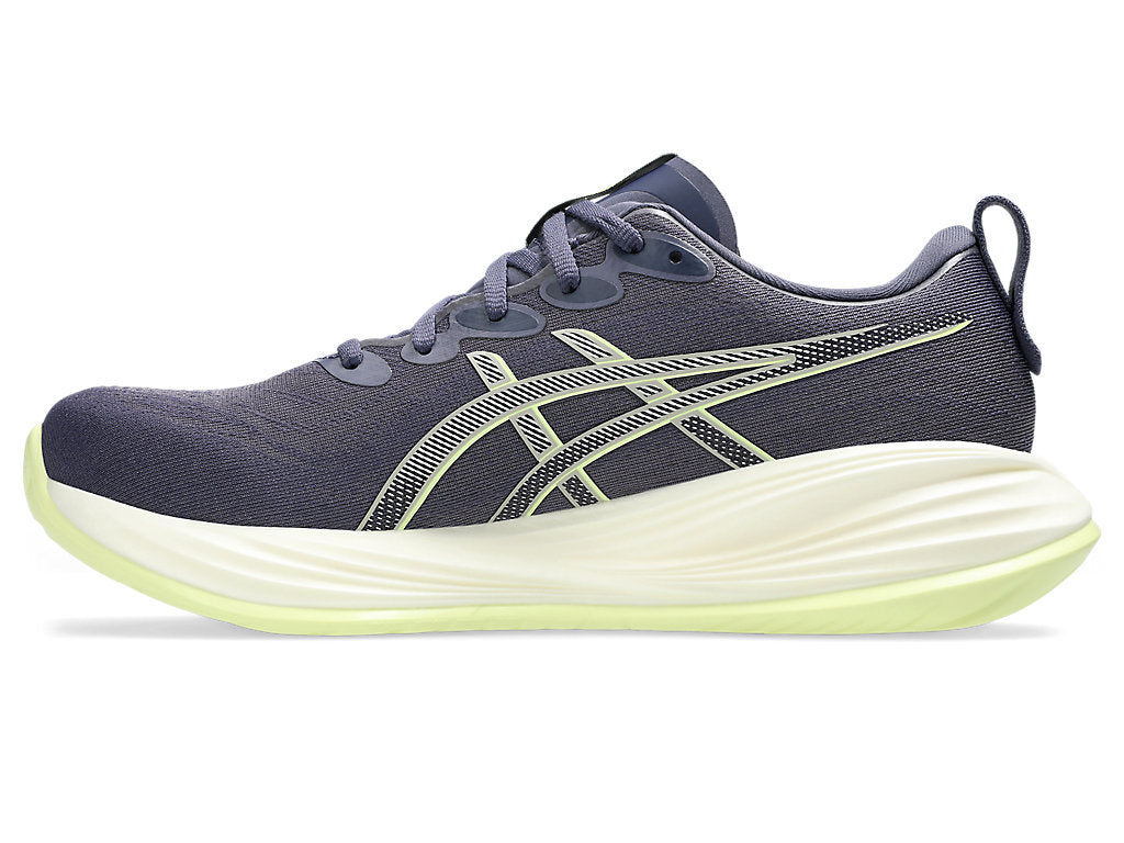 Asics Men's GEL-CUMULUS 27 Running Shoes in Indigo Fog/Lucid Yellow