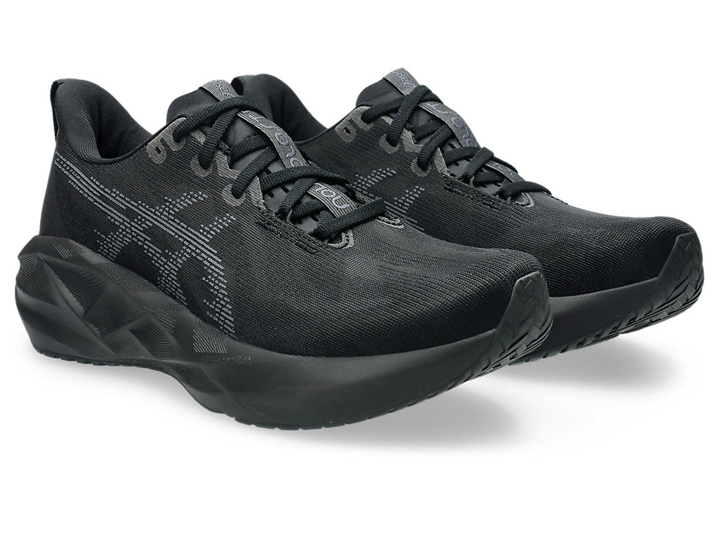 Asics Men's NOVABLAST 5 Running Shoes in Black/Carrier Grey