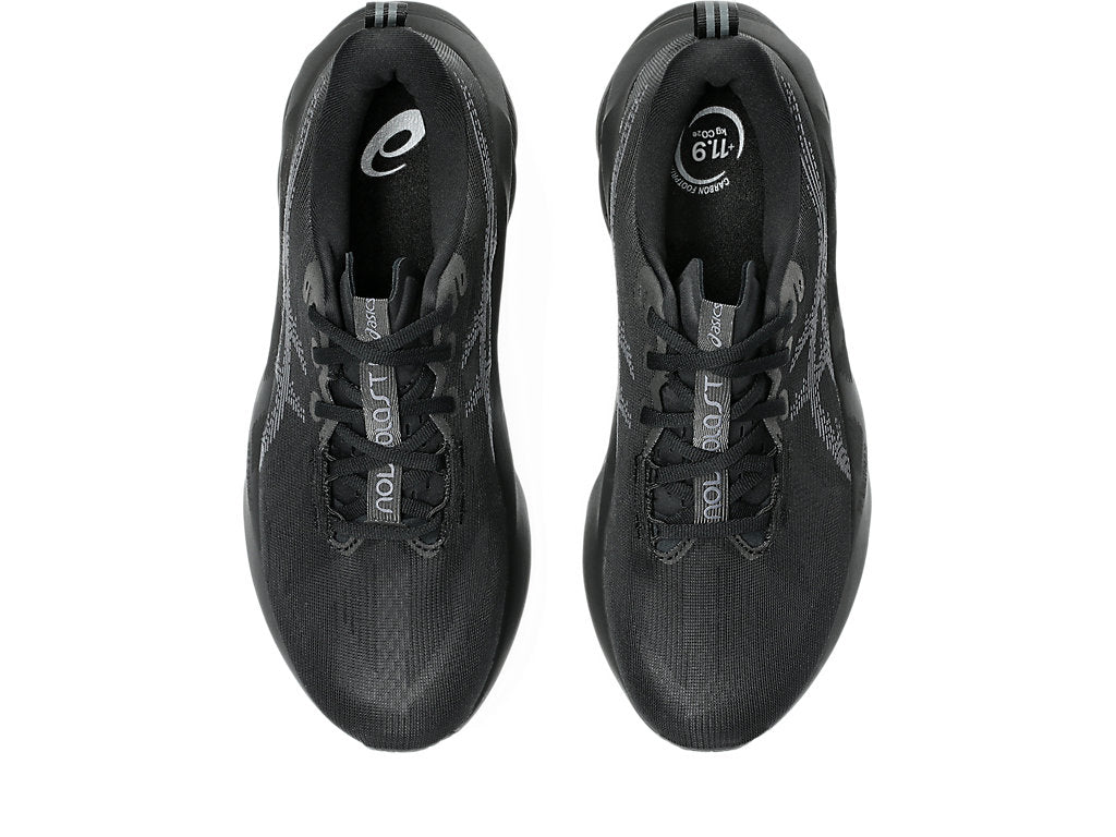 Asics Men's NOVABLAST 5 Running Shoes in Black/Carrier Grey