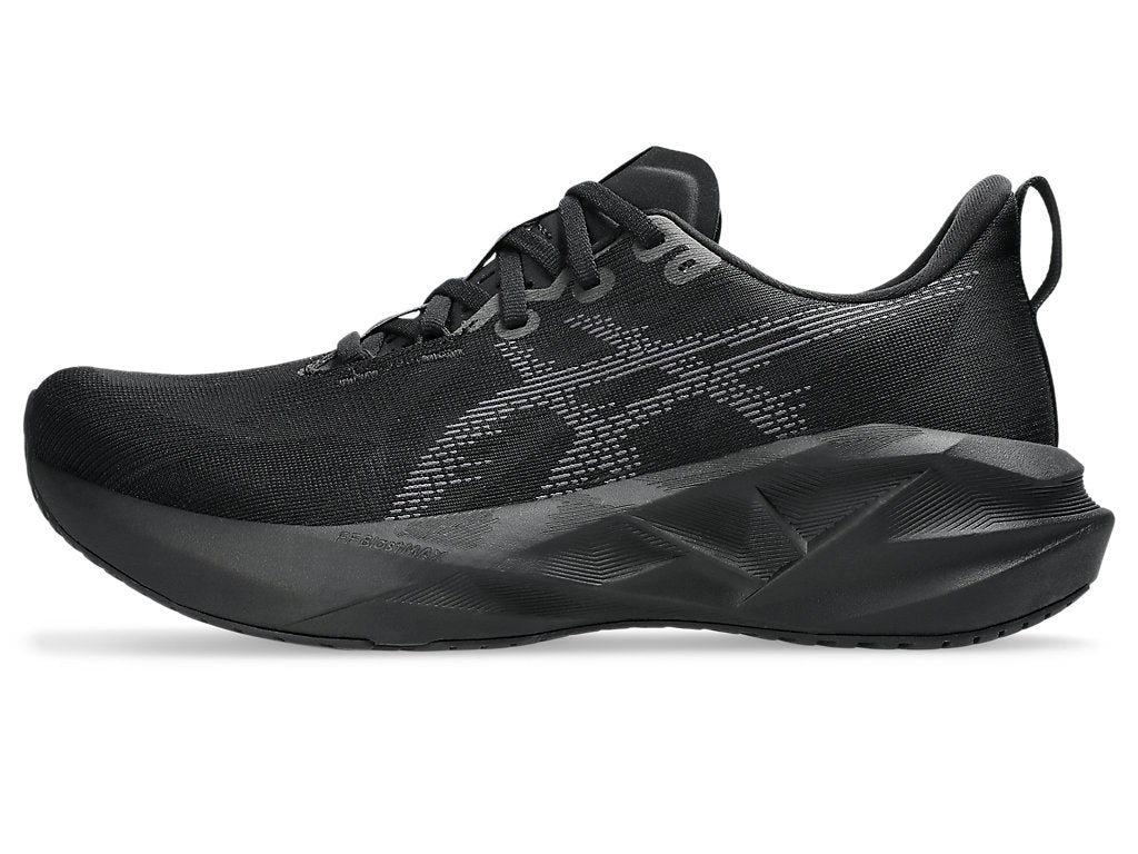 Asics Men's NOVABLAST 5 Running Shoes in Black/Carrier Grey