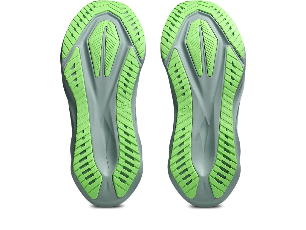 Asics Men's NOVABLAST 5 Running Shoes in Cold Moss/Light Orange