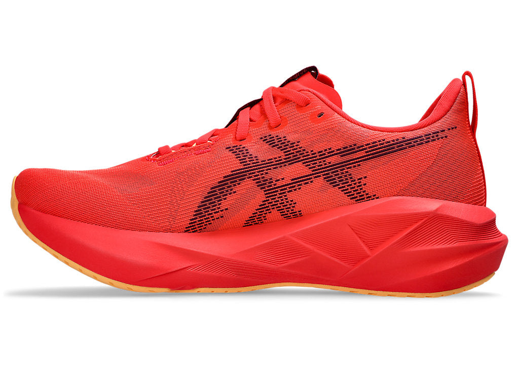 Asics Men's NOVABLAST 5 Running in Flash Red/Edo Purple