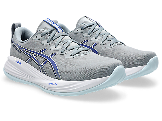 Asics Men's GEL-CUMULUS 27 Extra Wide (4E) Running Shoes in Gravel/Midnight