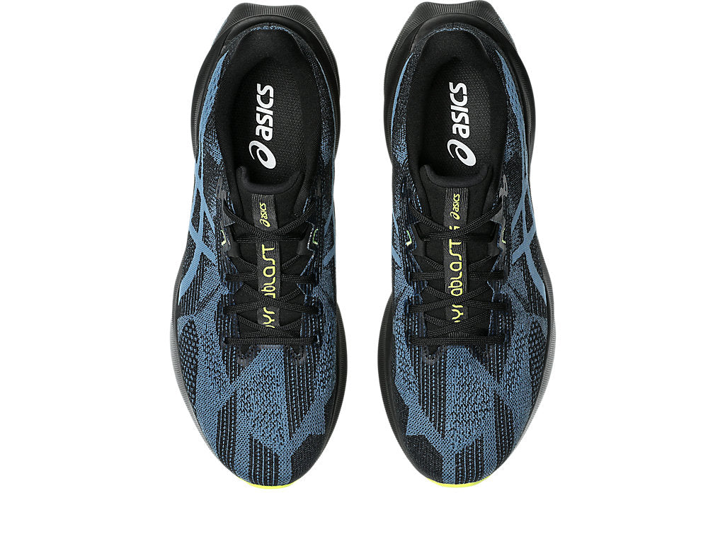 Asics Men`s DYNABLAST 5 Running Shoes in Black/Winter Sea