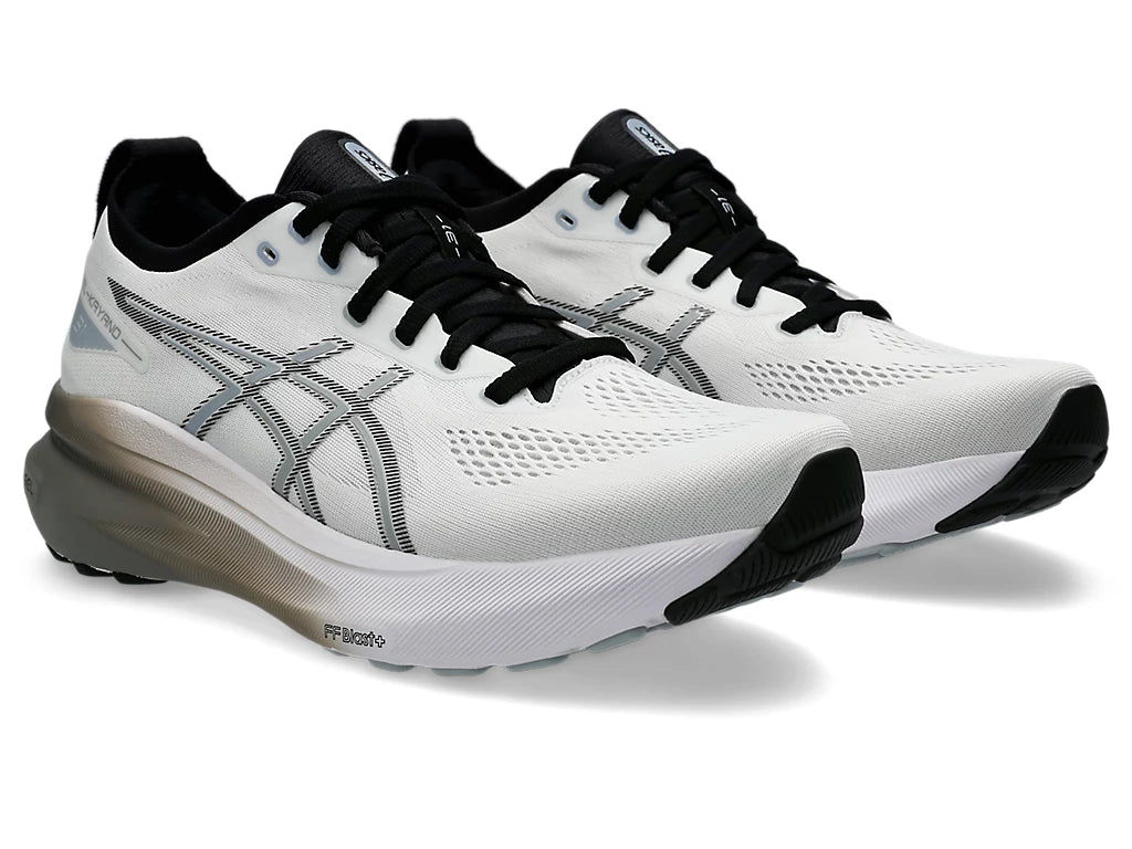 Asics Men's GEL-KAYANO 31 Running Shoes in White/Piedmont Grey