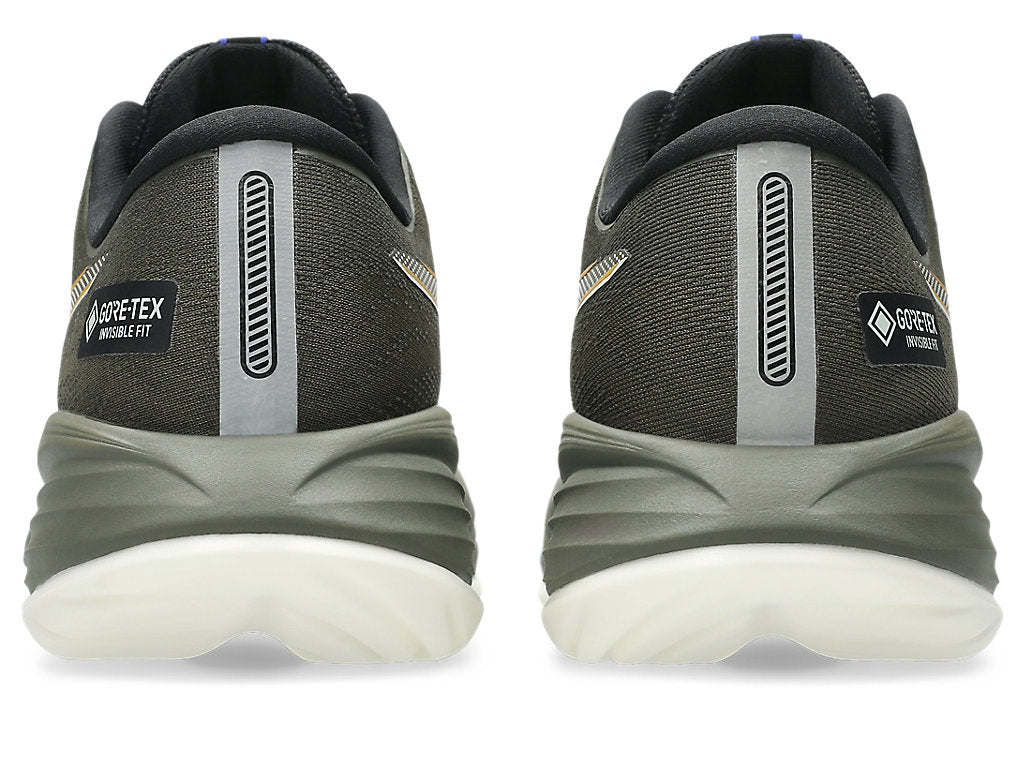 Asics Men's GEL-CUMULUS 27 GTX Running Shoes in Brown Stone/Whisper Green