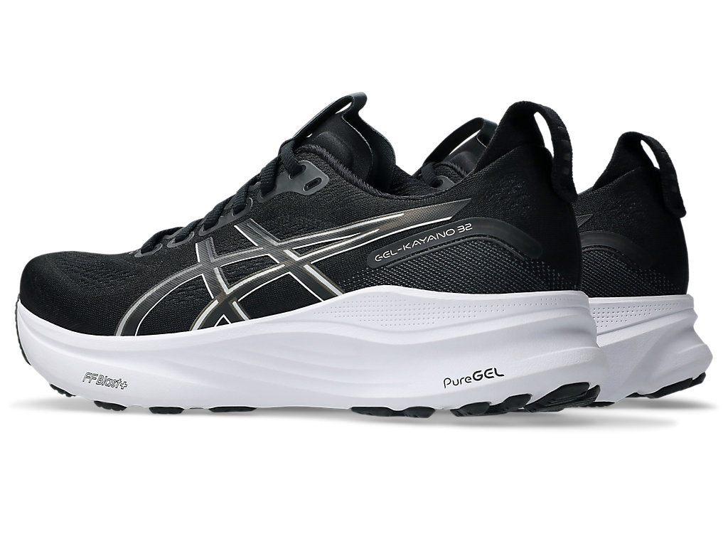 Asics Men's GEL-KAYANO 32 Running Shoes in Black/White