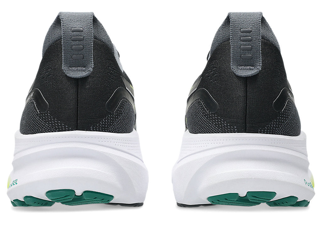 Asics Men's GEL-KAYANO 32 Running Shoes in Black/Jasper Green