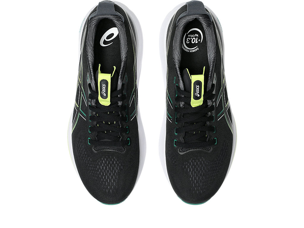 Asics Men's GEL-KAYANO 32 Running Shoes in Black/Jasper Green