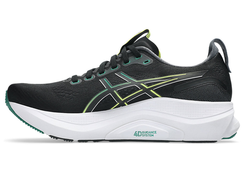 Asics Men's GEL-KAYANO 32 Running Shoes in Black/Jasper Green