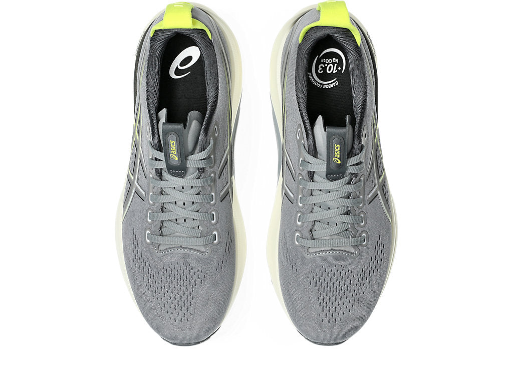 Asics Men's GEL-KAYANO 32 Running Shoes in Gravel/Citron