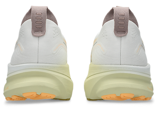 Asics Men's GEL-KAYANO 32 Running Shoes in White/Orange Glow