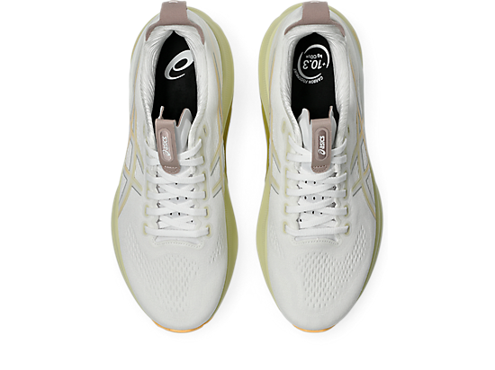 Asics Men's GEL-KAYANO 32 Running Shoes in White/Orange Glow