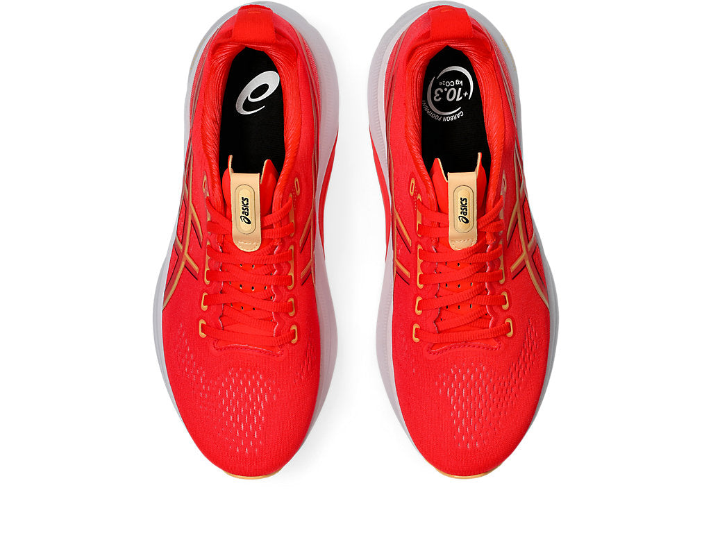 Asics Men's GEL-KAYANO 32 Running Shoes in Flash Red/Beet Juice