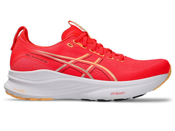 ASICS GEL-KAYANO® 32 Men's Running Shoes – Flash Red/Beet Juice