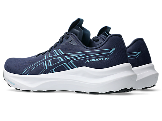 Asics Men's GT-2000 14 Wide (2E) Running Shoes in Midnight/Stillwater