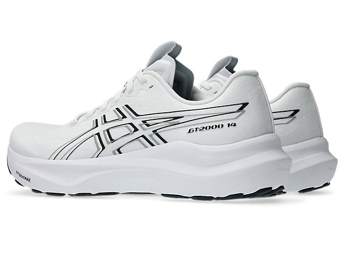Asics Men's GT-2000 14 Running Shoes in White/Black
