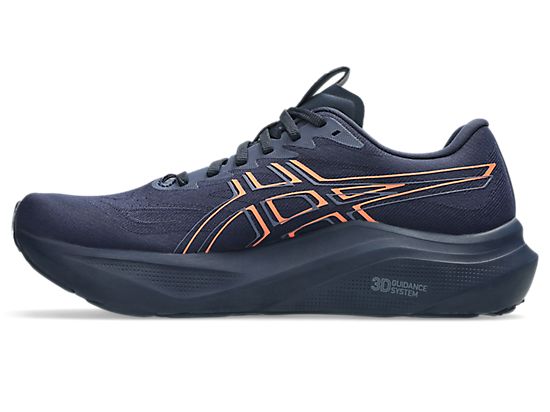 Asics Men's GT-2000 14 Running Shoes in Midnight/Vivid Coral