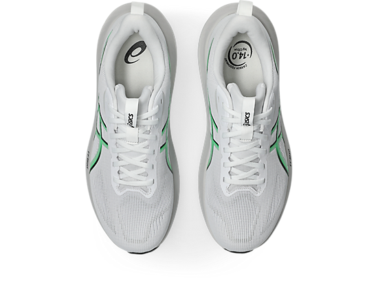 Asics Men's GT-1000 14 Running Shoes in White/Vital Green