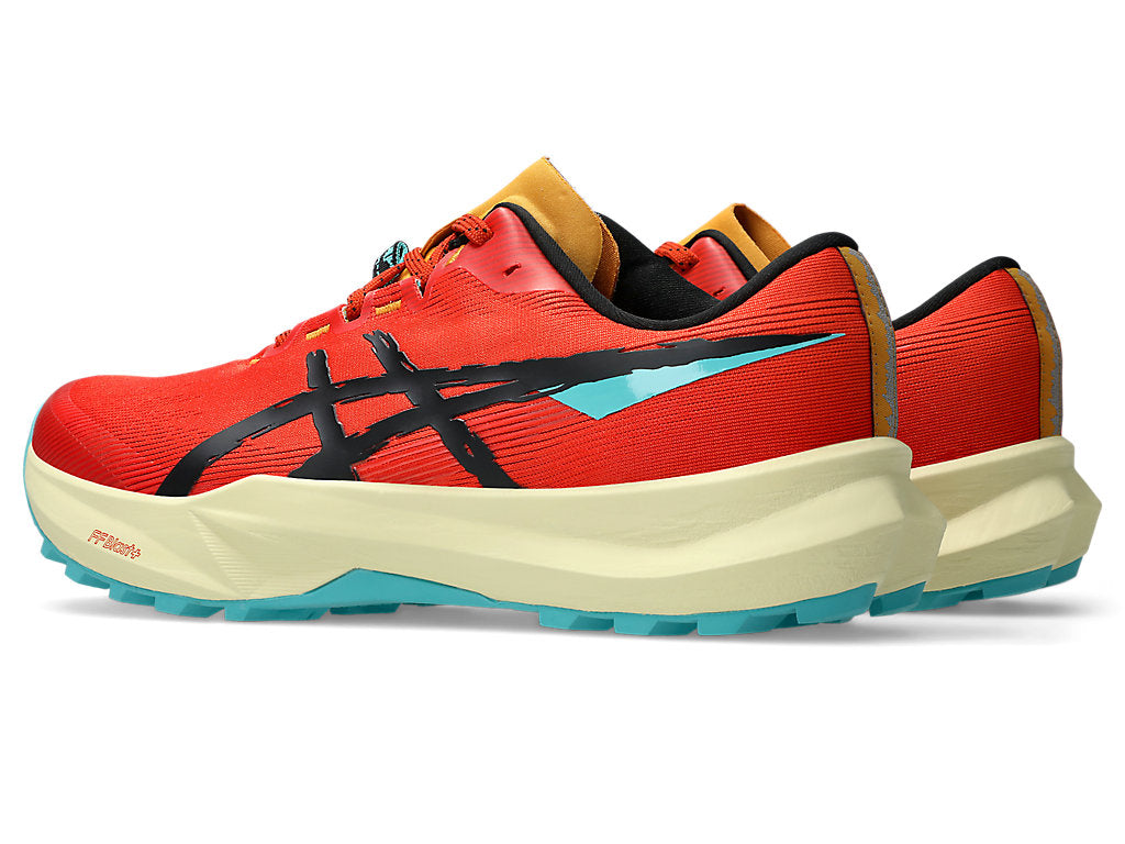 Asics Men's Fuji Lite 6 Running Shoes in Red Clay/Black