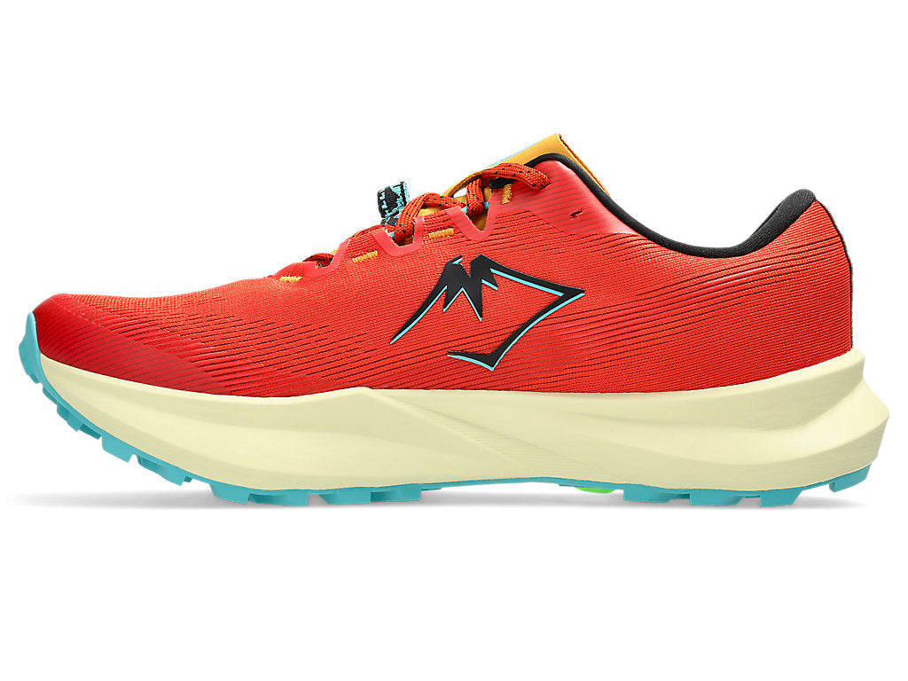 Asics Men's Fuji Lite 6 Running Shoes in Red Clay/Black