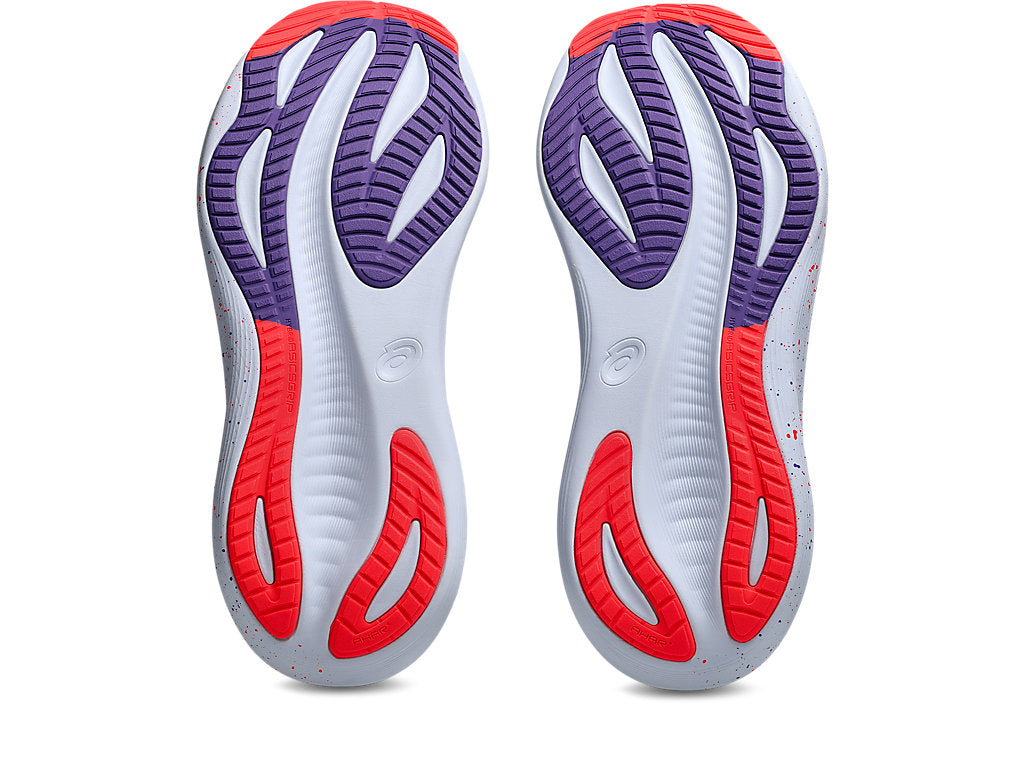 Asics Men's GEL-NIMBUS 27 TOKYO Running Shoes in Cream/Edo Purple