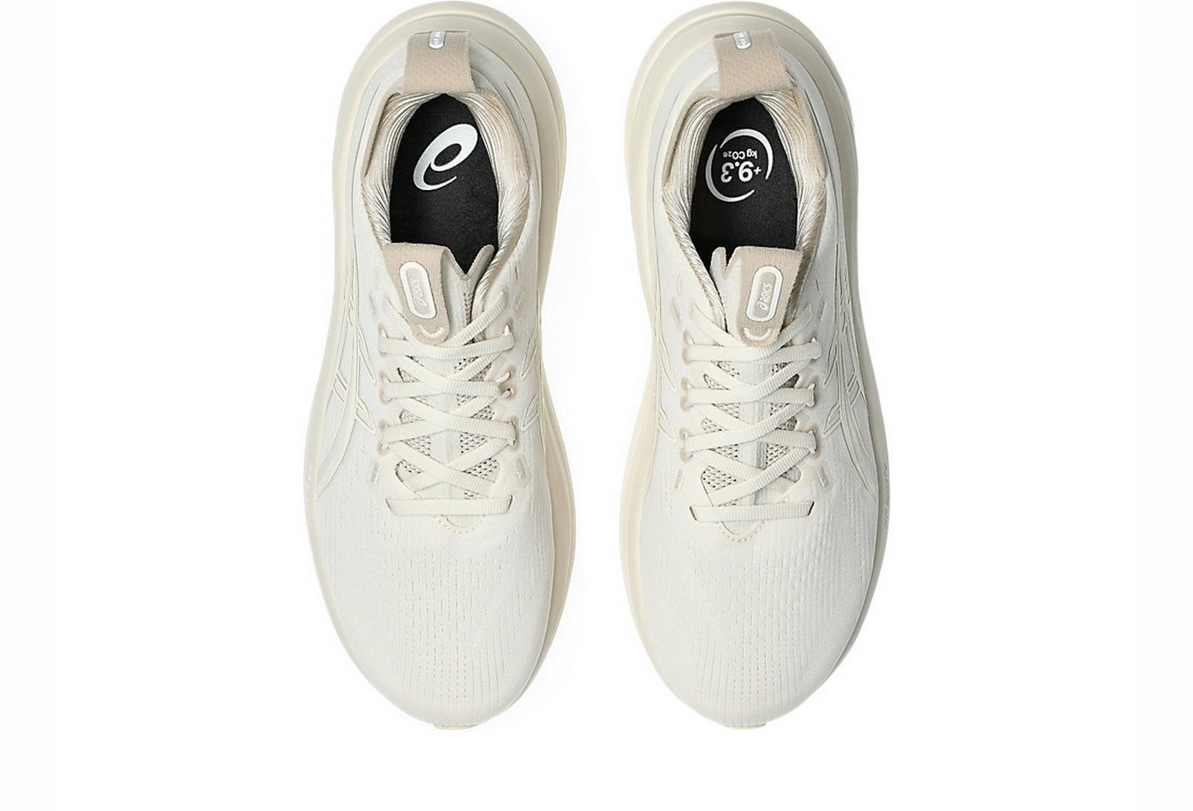 Asics Men's GEL-NIMBUS 28 Running Shoes in Soft Oat/Cream