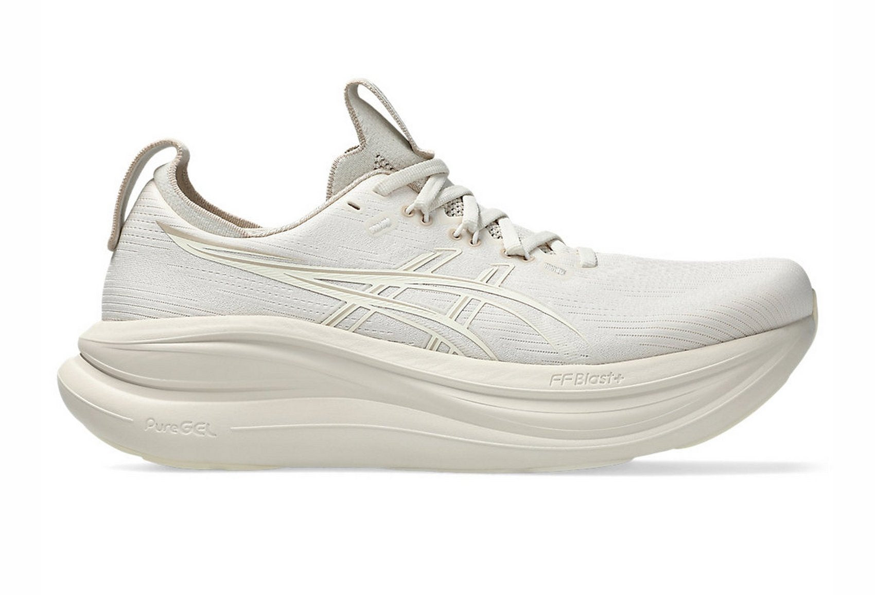 Asics Men's GEL-NIMBUS 28 Running Shoes in Soft Oat/Cream