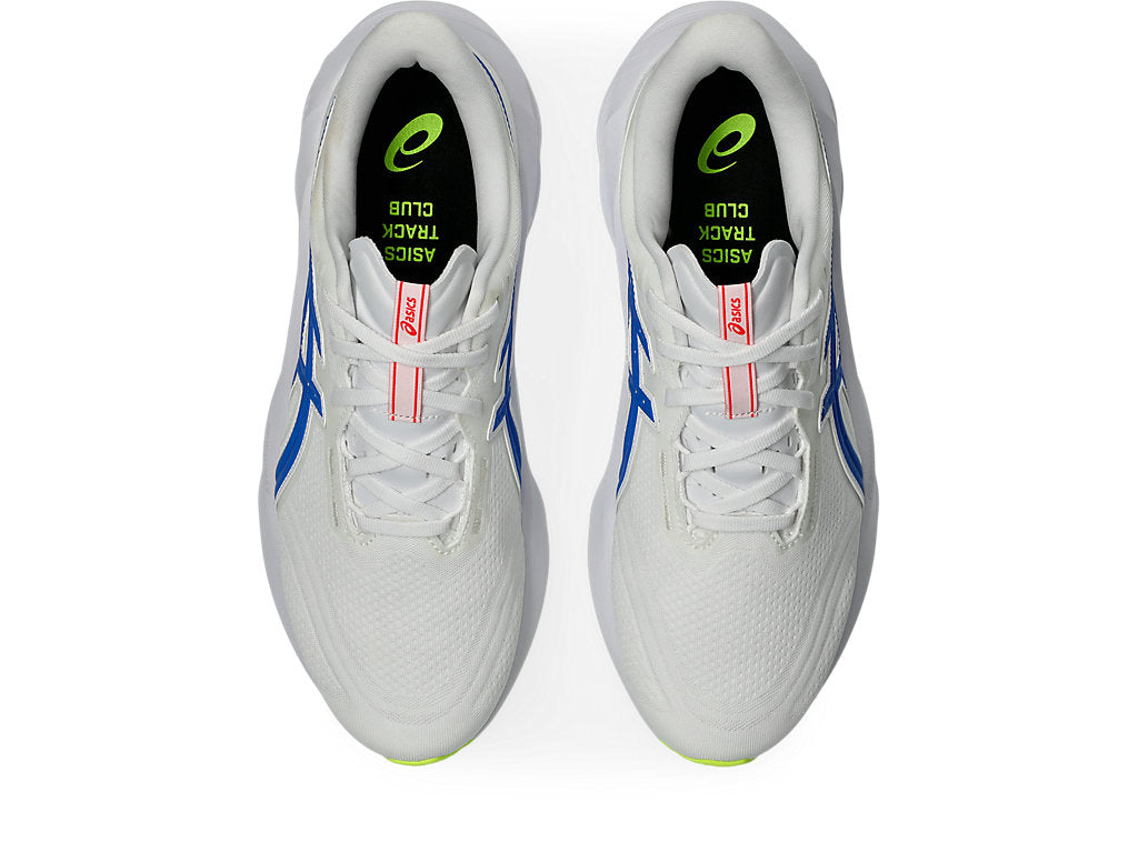 Asics Men's NOVABLAST 5 ATC Running Shoes in White/Tuna Blue