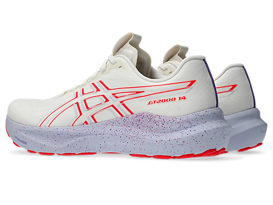 Asics Men's GT-2000 14 TOKYO Running Shoes in Cream/Edo Purple