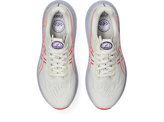 Asics Men's GT-2000 14 TOKYO Running Shoes in Cream/Edo Purple