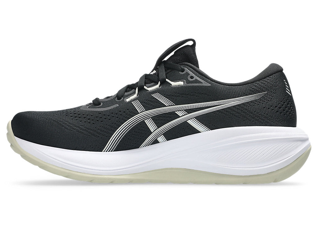 Asics Men's GEL-CUMULUS 28 Running Shoes in Black/White