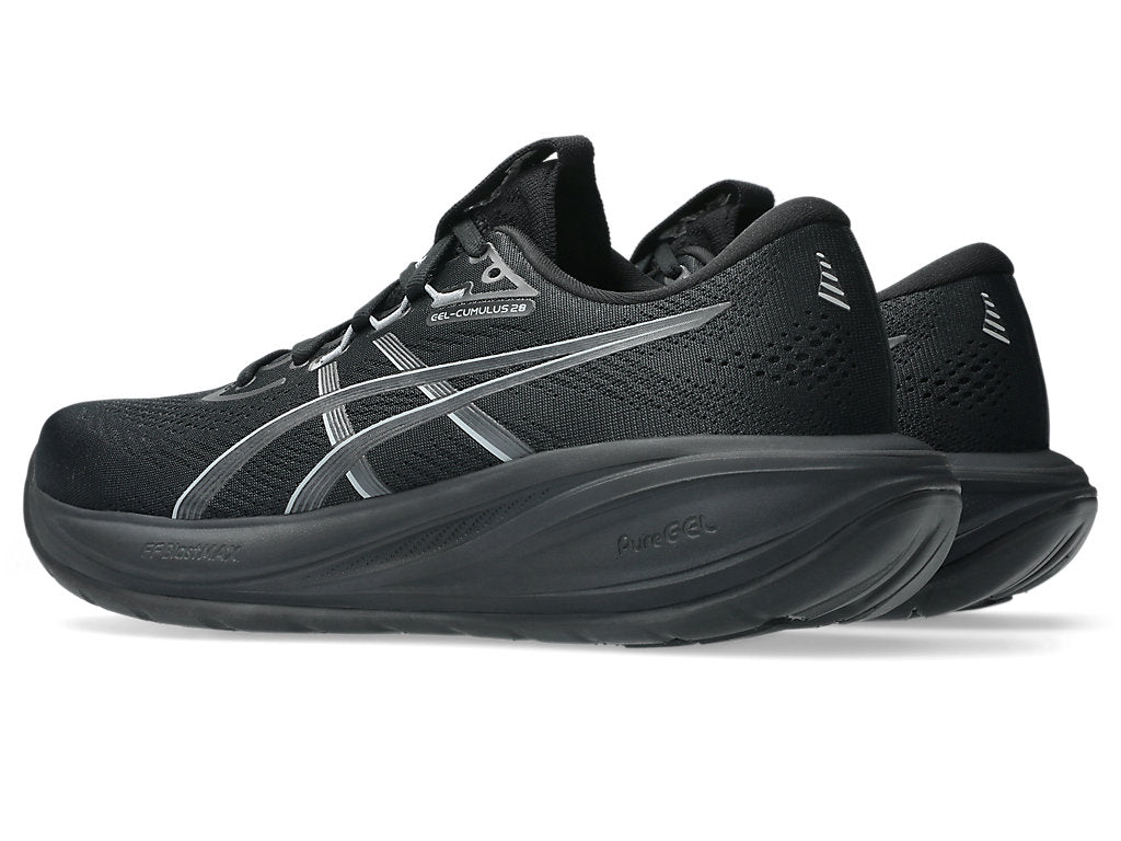 Asics Men's GEL-CUMULUS 28 Running Shoes in Black/Carrier Grey